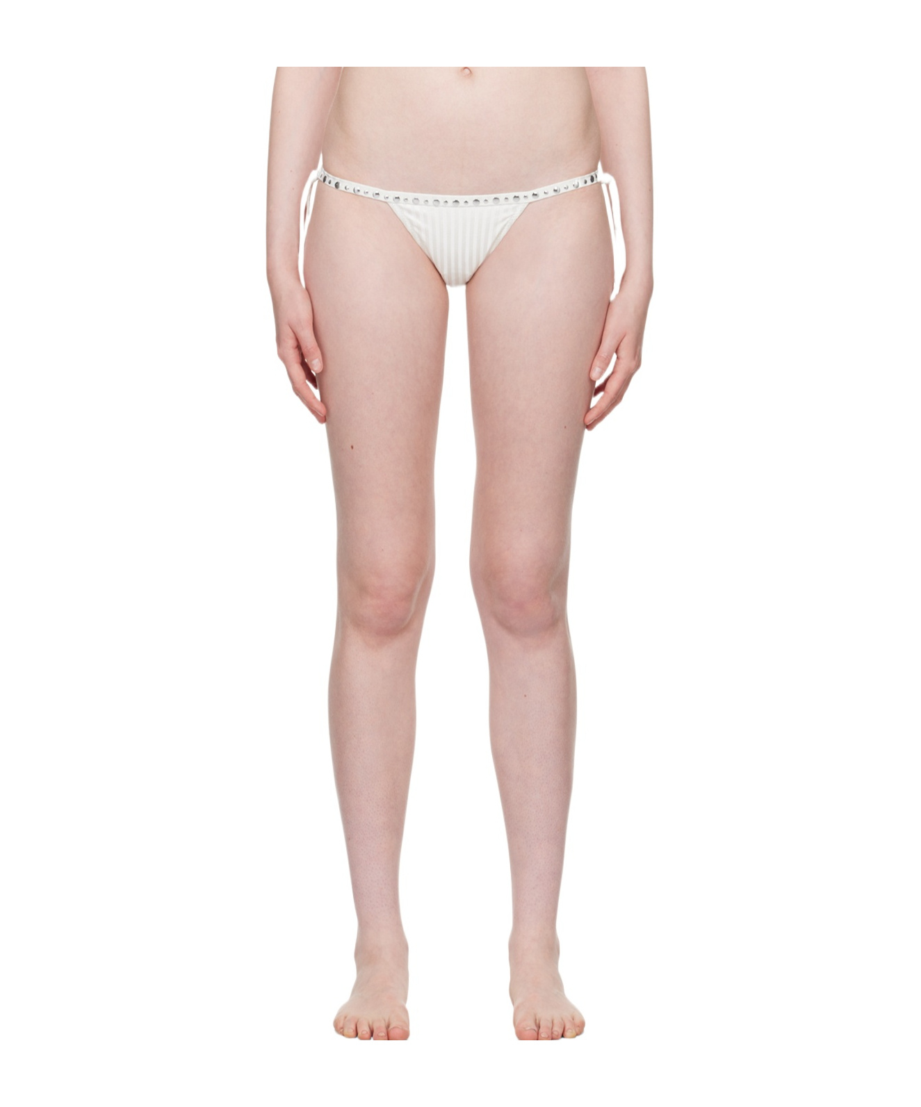 Gimaguas White Nina Bikini Bottom In White