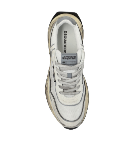 Dsquared2 Distressed-finish Sneakers In Gray