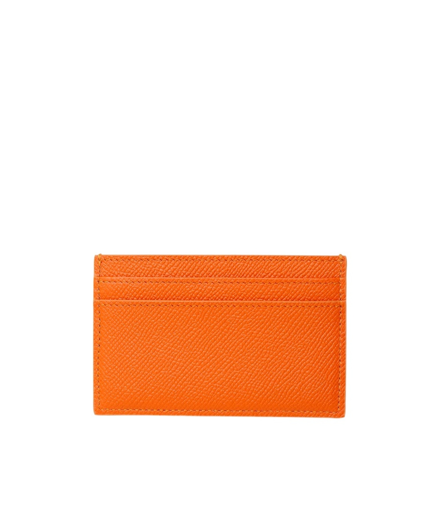 Celine Rectangular Card Bag In Orange
