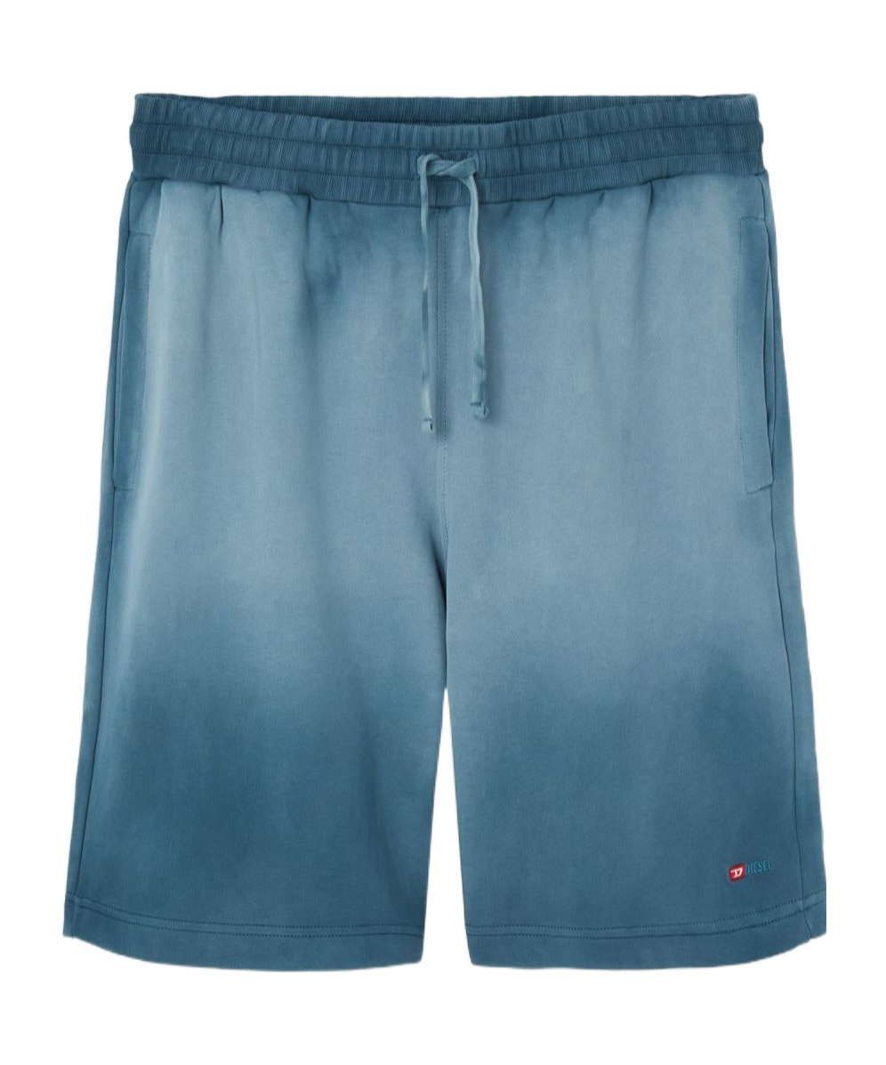 Diesel P-crowne-r1 Faded Sweat Shorts In Blue