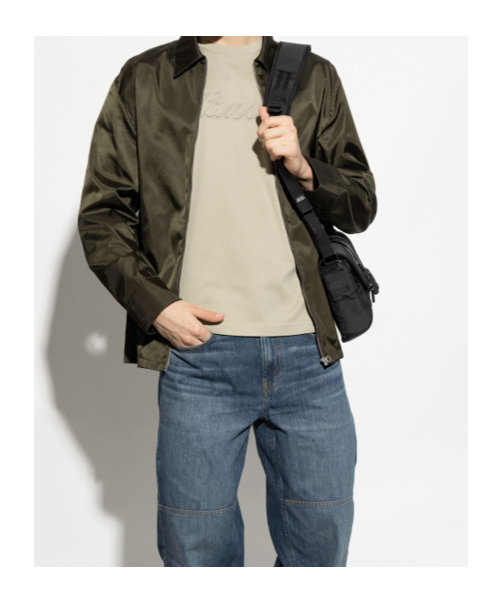 LANVIN LANVIN LOGO EMBOSSED CREWNECK T-SHIRT