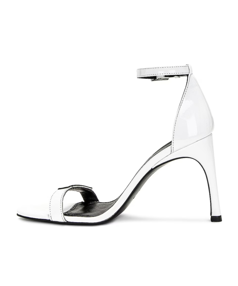 COPERNI CONTRAST-COLOR LOGO HIGH-HEELED SANDALS 