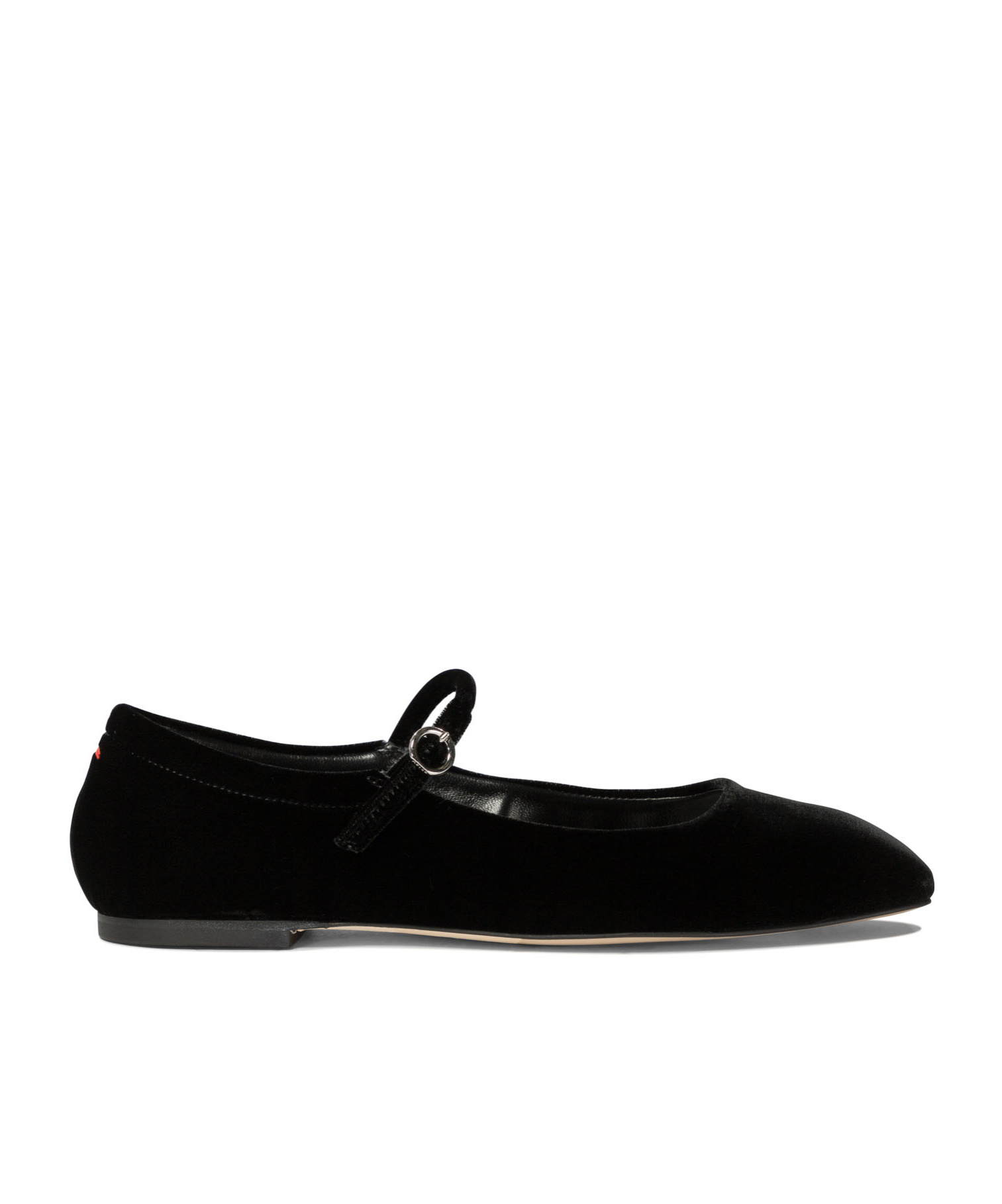 Shop Aeyde Suede Ballet Shoes In Black