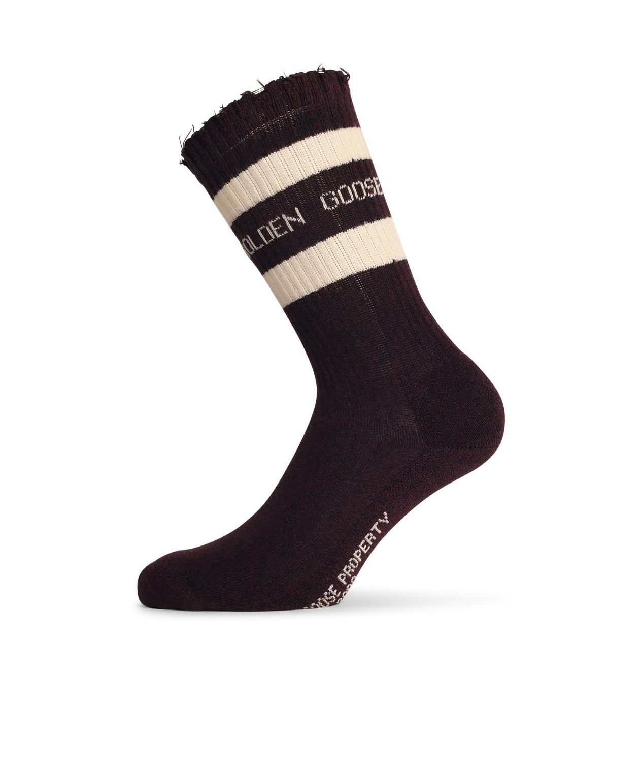 GOLDEN GOOSE LOGO SOCKS 