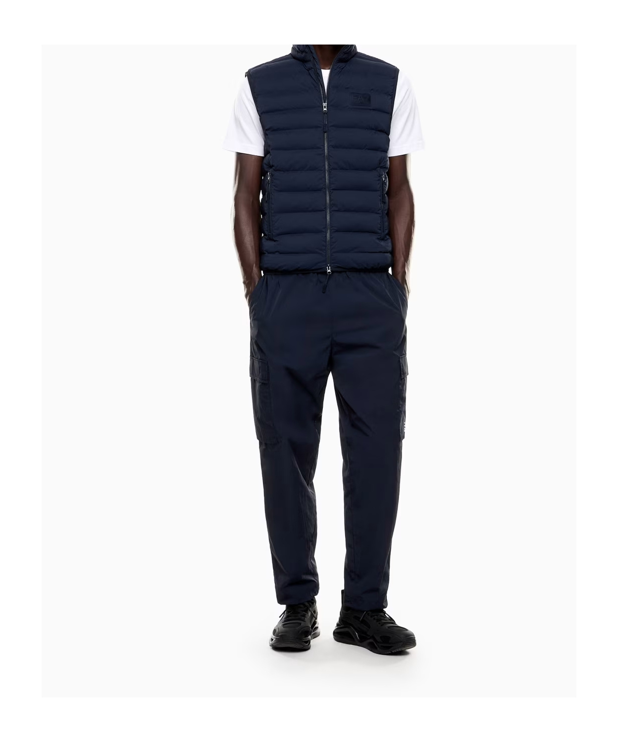Ea7 Sleeveless Vest In Blue