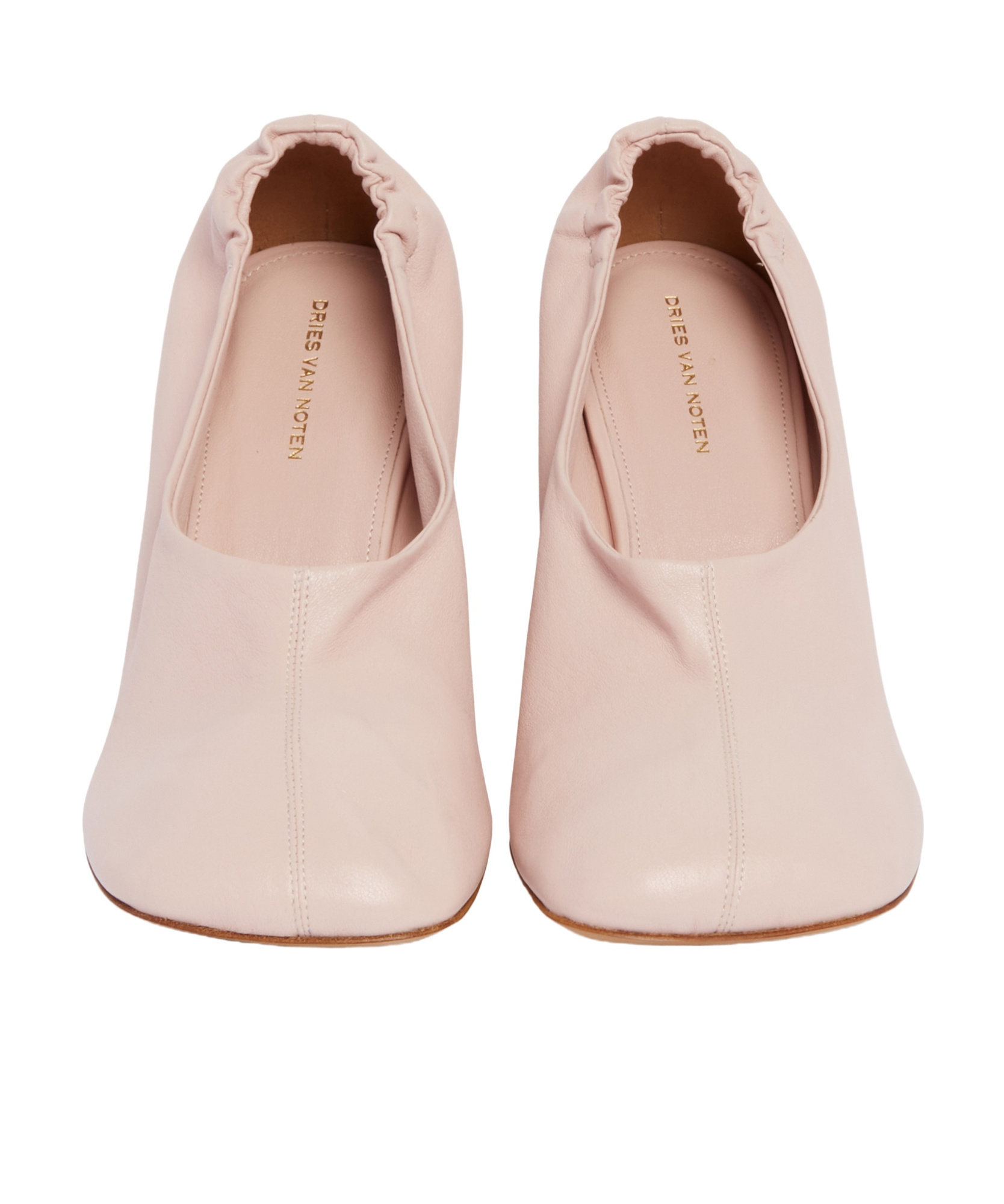 DRIES VAN NOTEN SQUARE TOE HIGH HEELS
