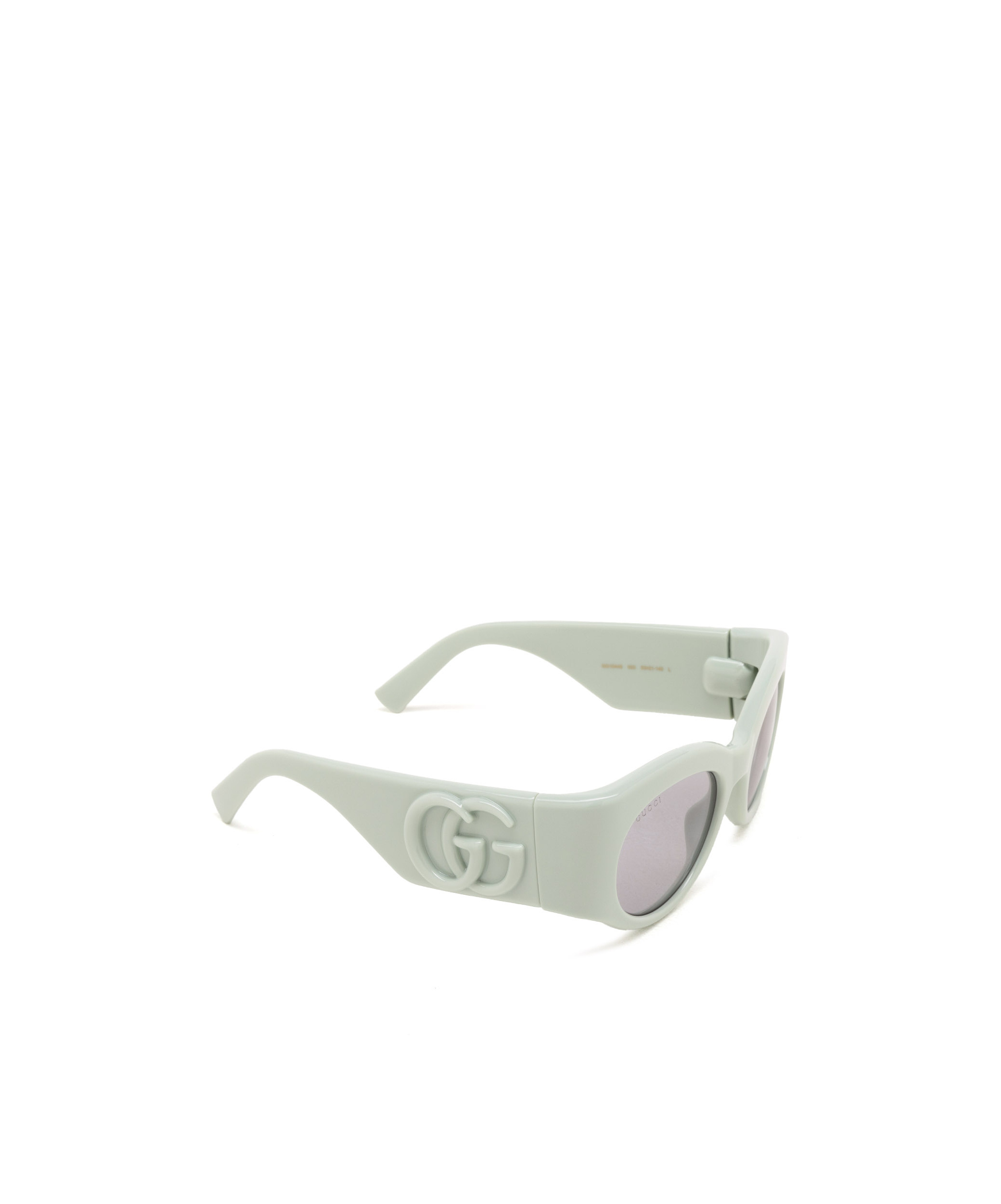 Gucci Oval-frame Sunglasses In White