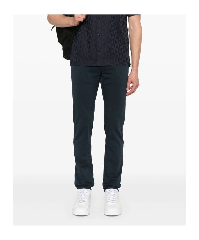 Shop Jacob Cohen Slim-cut Jeans In Navy Blue