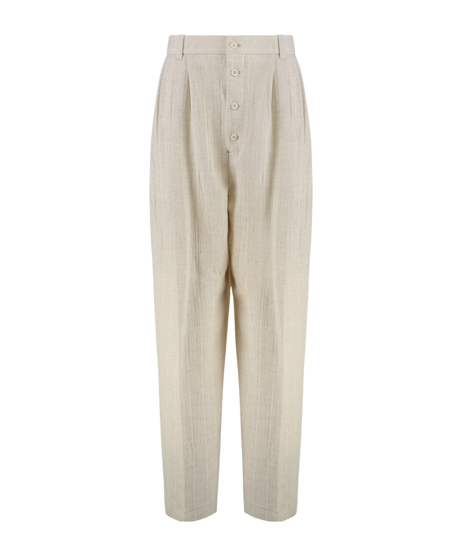 Jacquemus Belt Loops Slacks In Brown