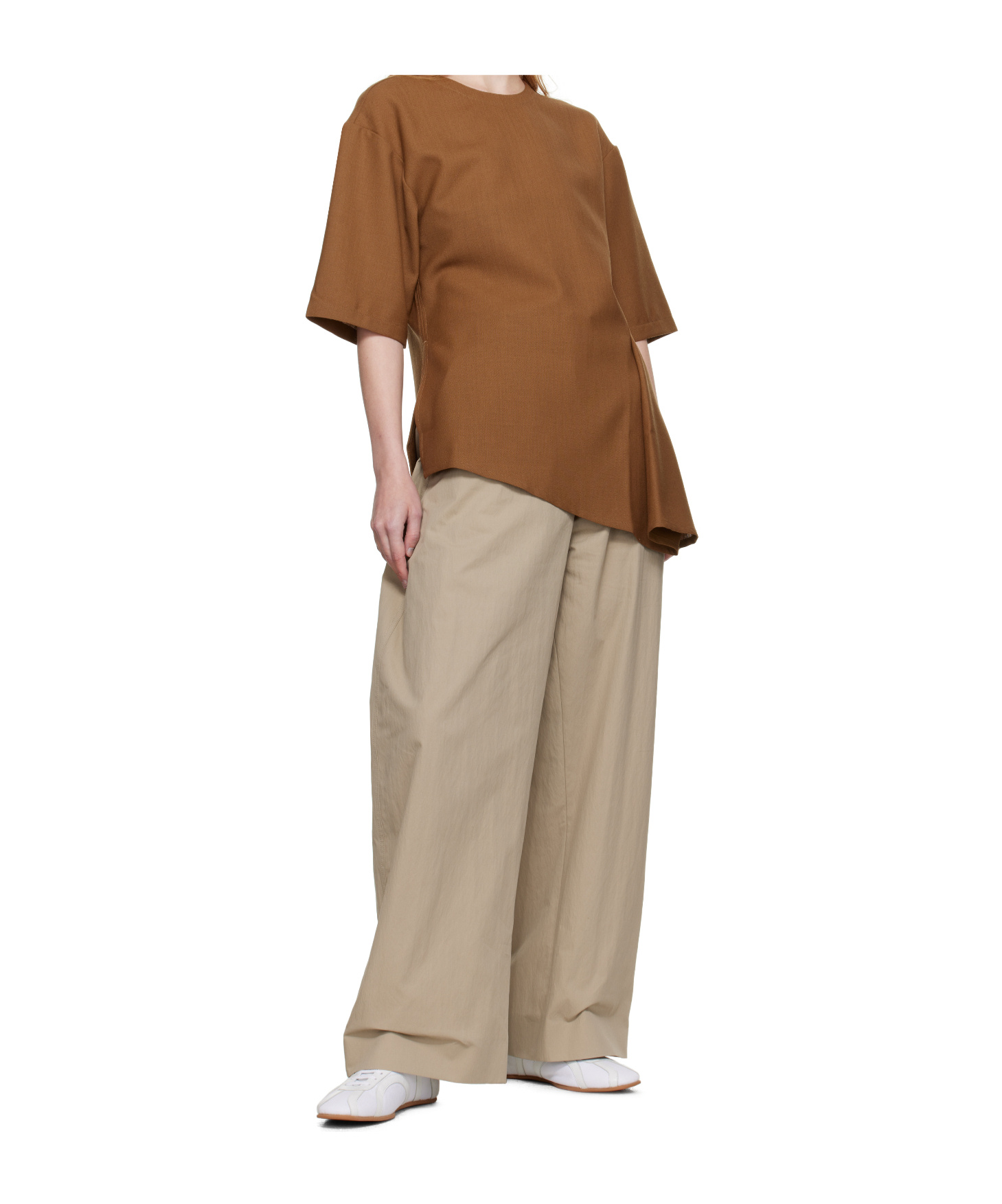 Studio Nicholson Vichy Top In Brown