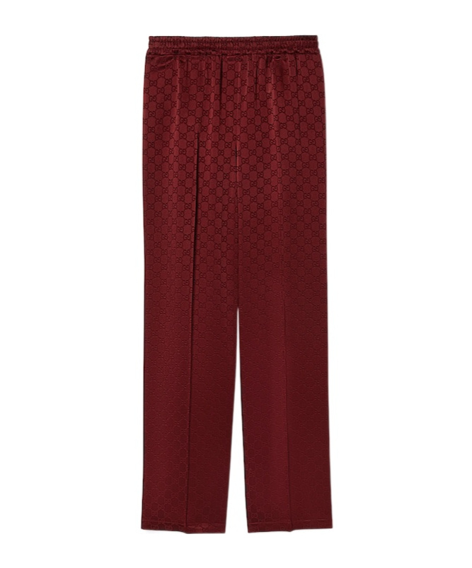 Gucci Wool Trousers With Front Pleats And Pockets In Brown