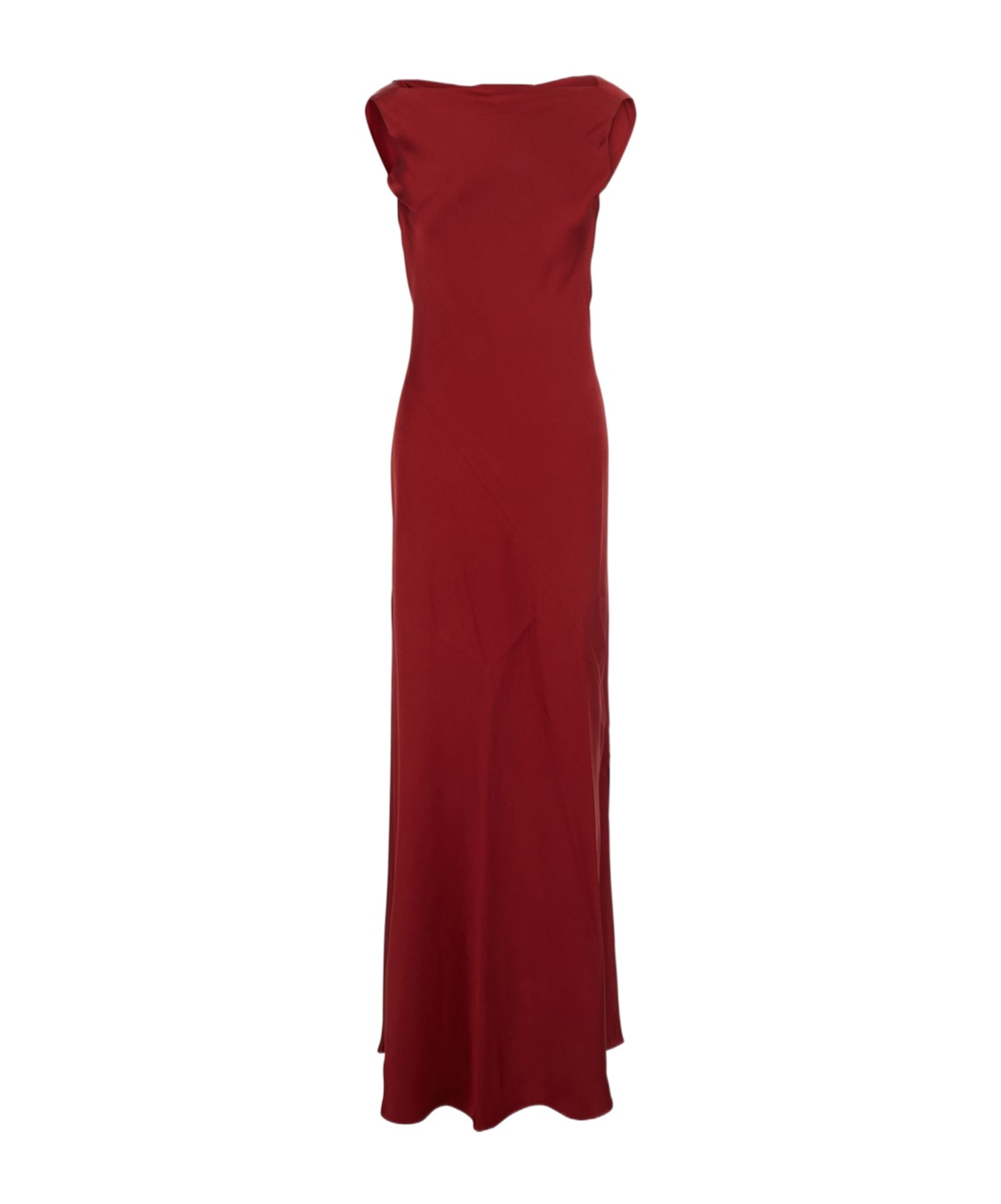 Antonelli Cowl-neck Maxi Dress In Red