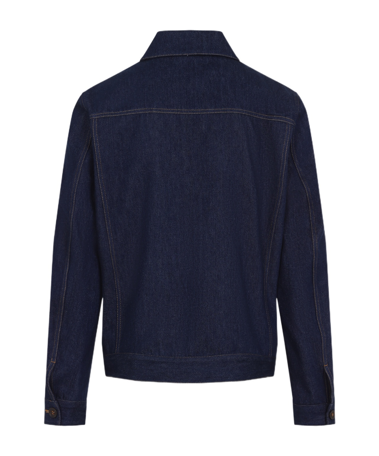 Kiton Cotton Jacket With Pointed Collar And Chest Pockets In Black