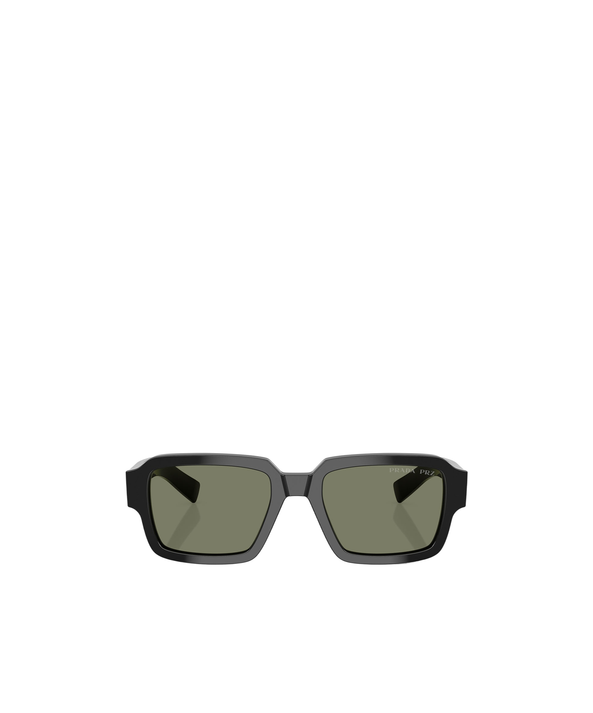 Prada 54mm Polarized Square Sunglasses In Green