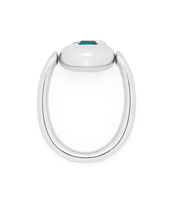 Loewe Anagram Ring In White