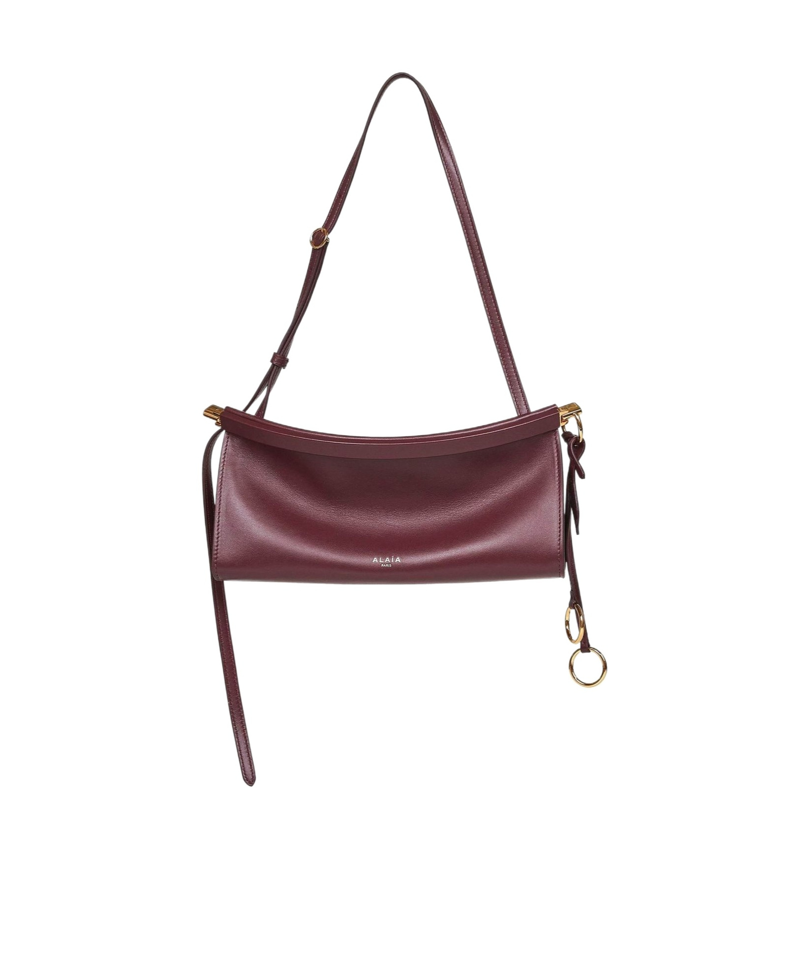 Alaïa Women Rouge Grenat Le Click East West Small Bag In Red