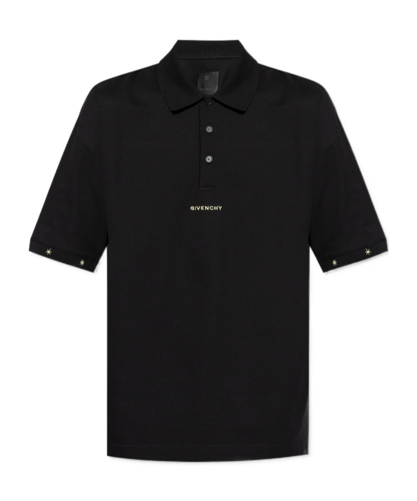 Givenchy Polo Con Logo In Black
