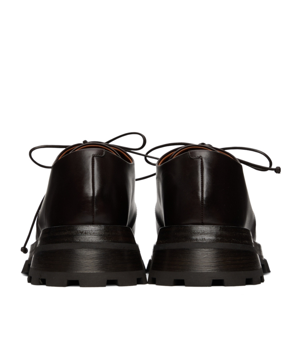 Marsèll Ridged-sole Lace-up Brogues In Black