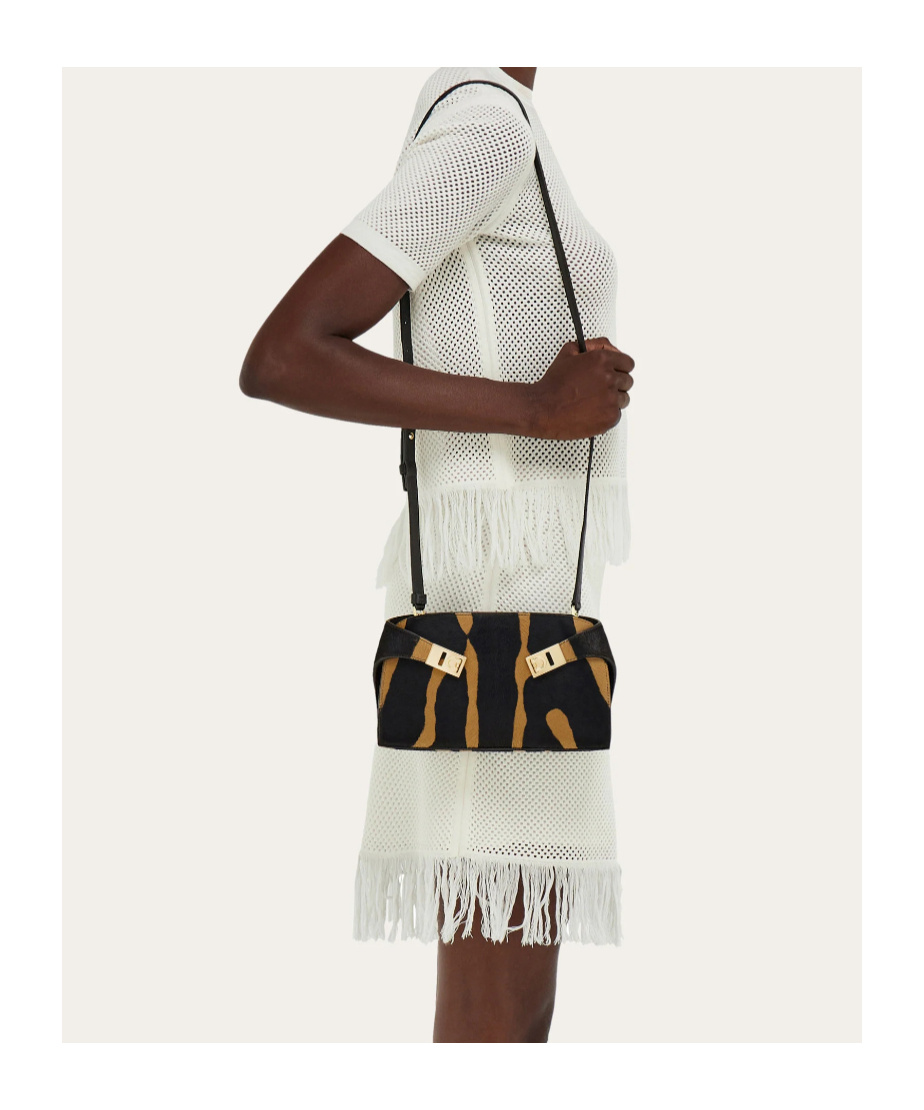 Ferragamo Hug Mini Crossbody Bag In Multi