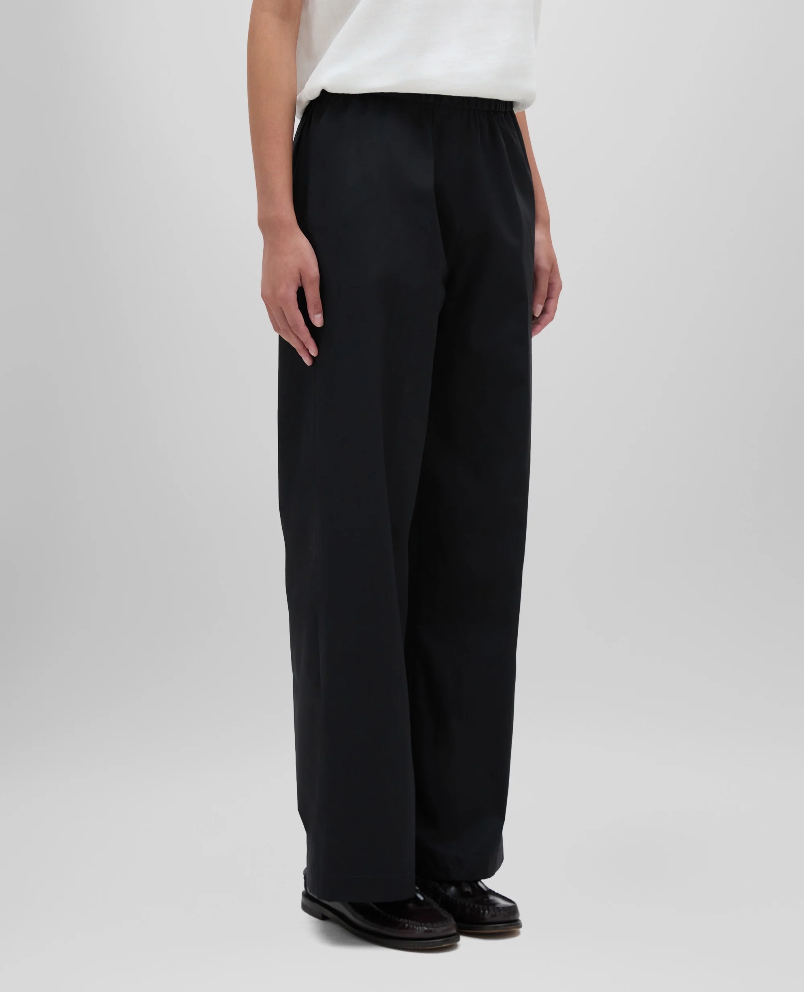 Aspesi Poplin Wide-leg Trousers