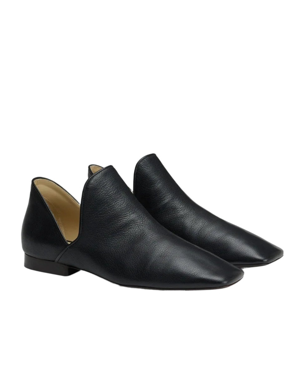 Lemaire Flat D'orsay Loafer In Black