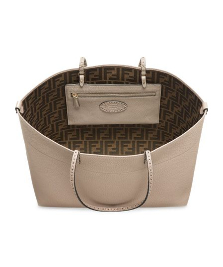 Fendi Medium Roll Shoulder Bag In Brown