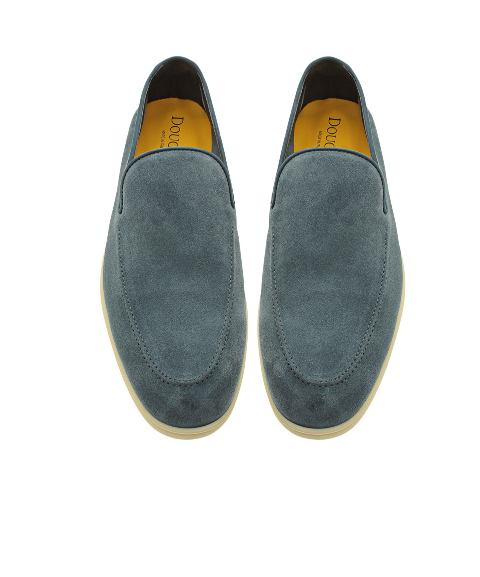 Doucal's Round-head Casual Shoes In Black