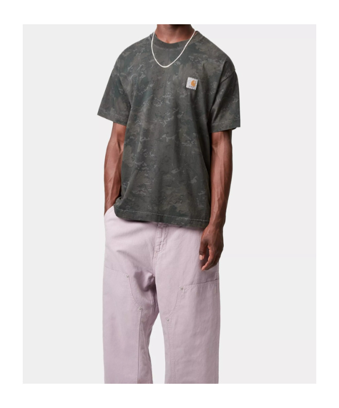 Carhartt S/s Camo Combi T-shirt In Brown