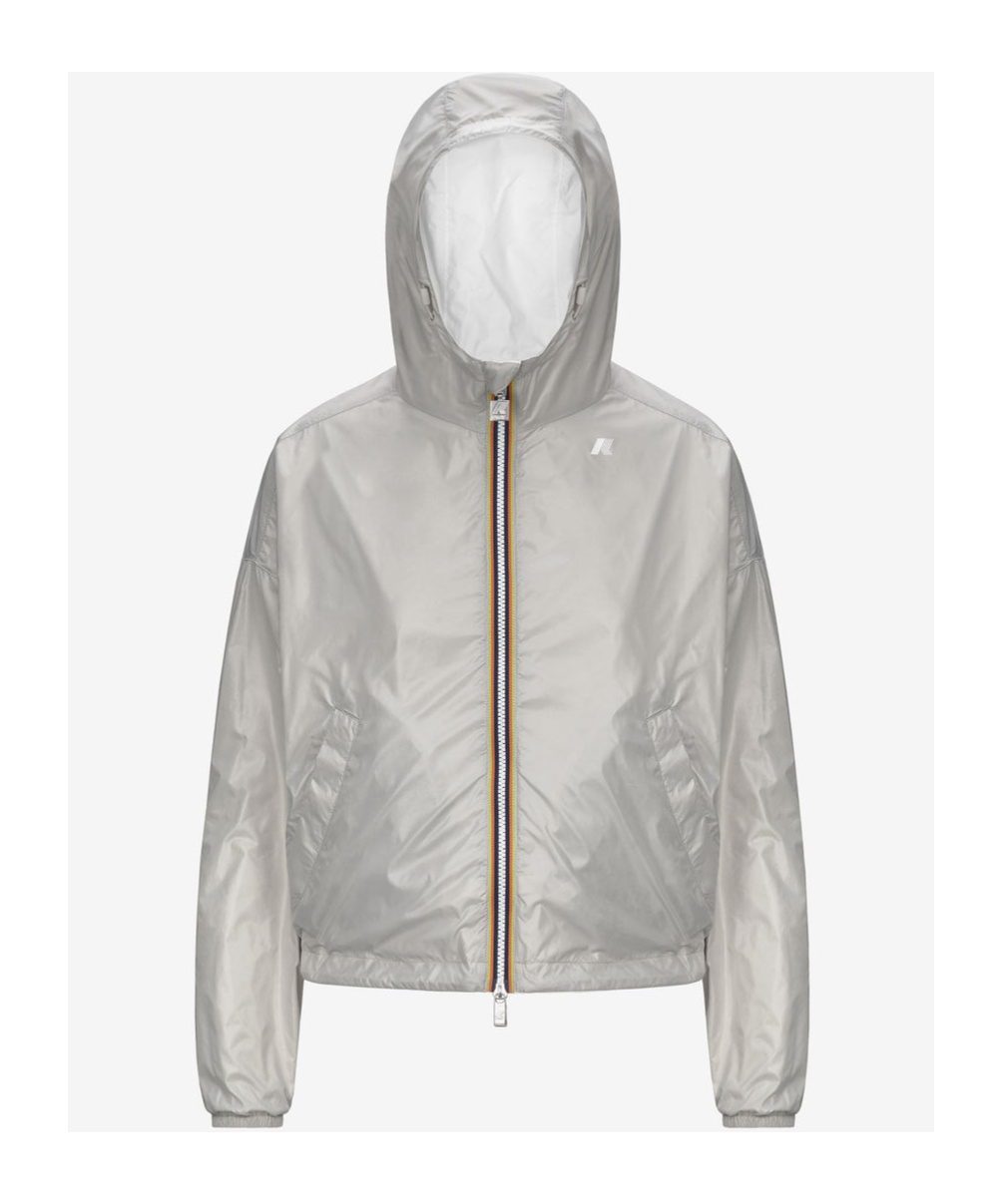 K-way Laurette Plus.2 Double Short Down Jacket In White