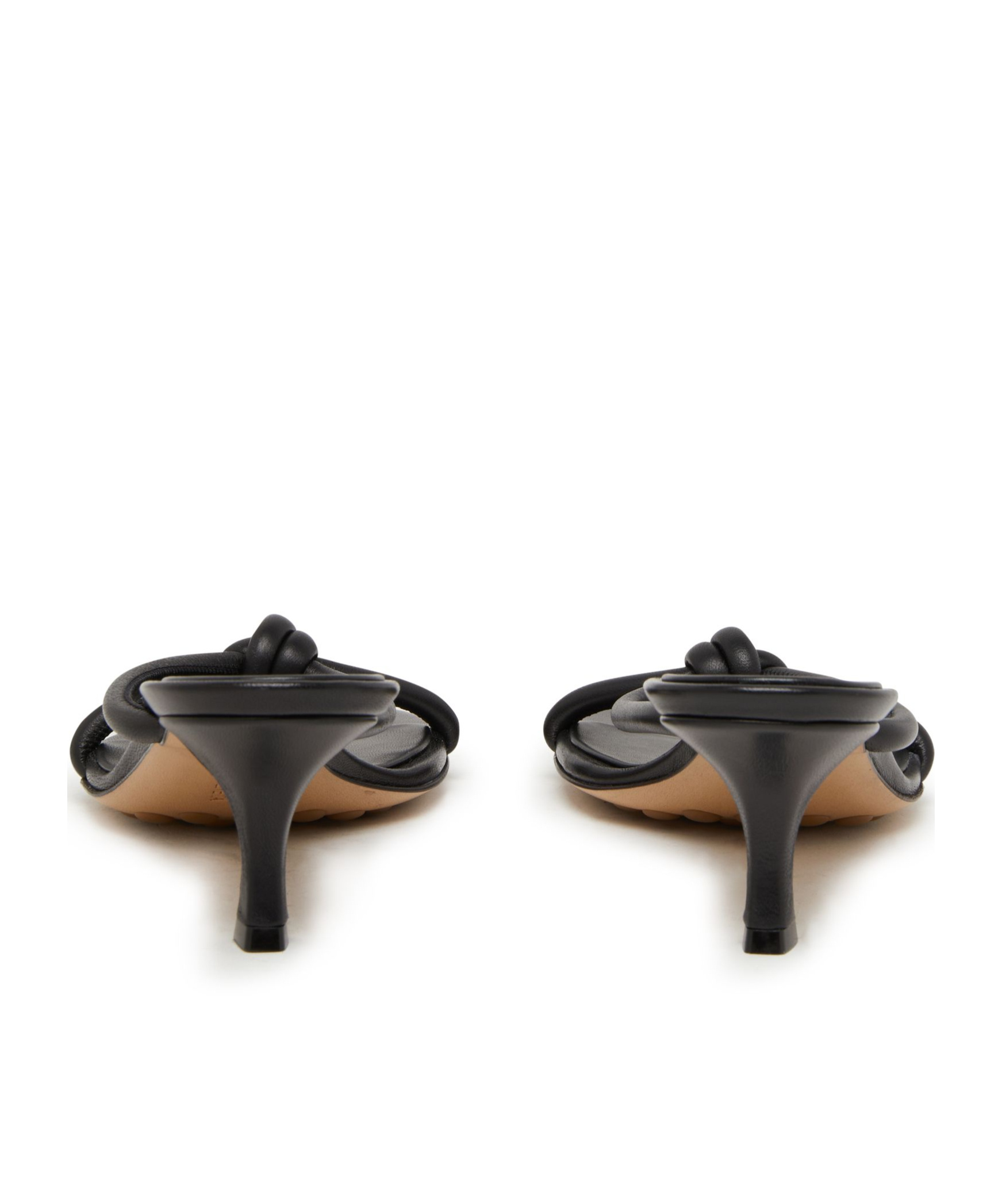 Bottega Veneta Atomic Open-toed Heels Sandals In Black