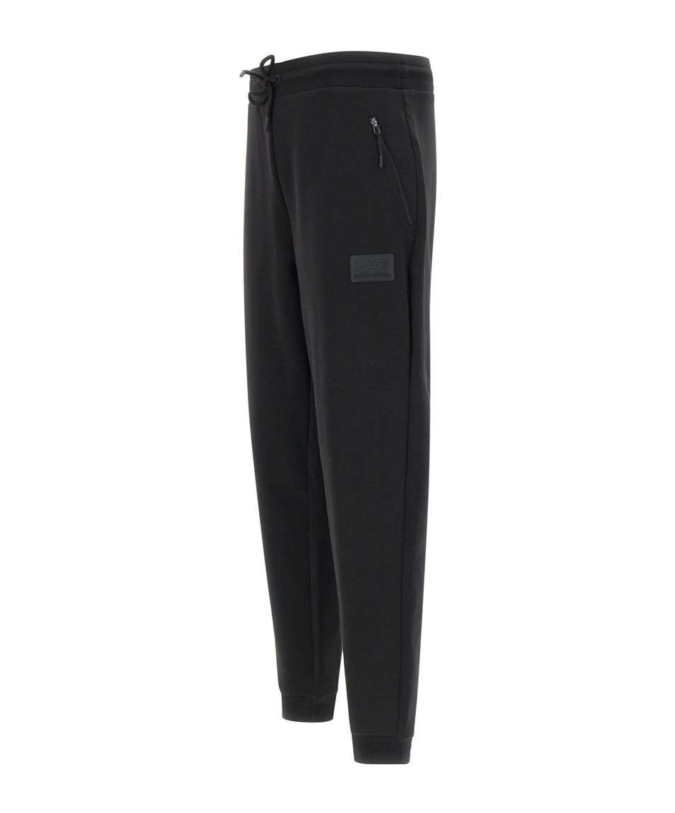 Ea7 Elastic Waist Sweatpants In Black