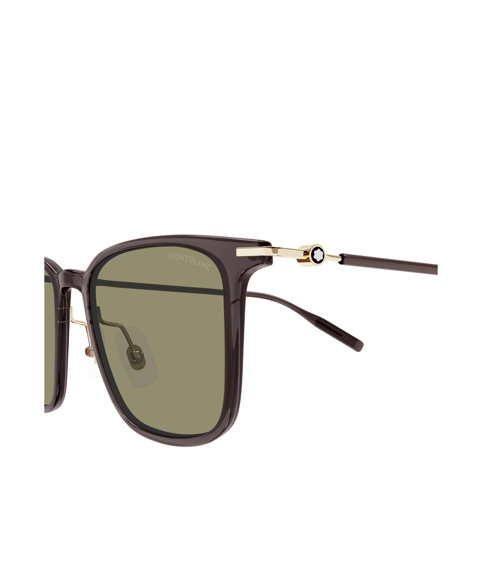 Montblanc Full Frame Sunglasses In Gray