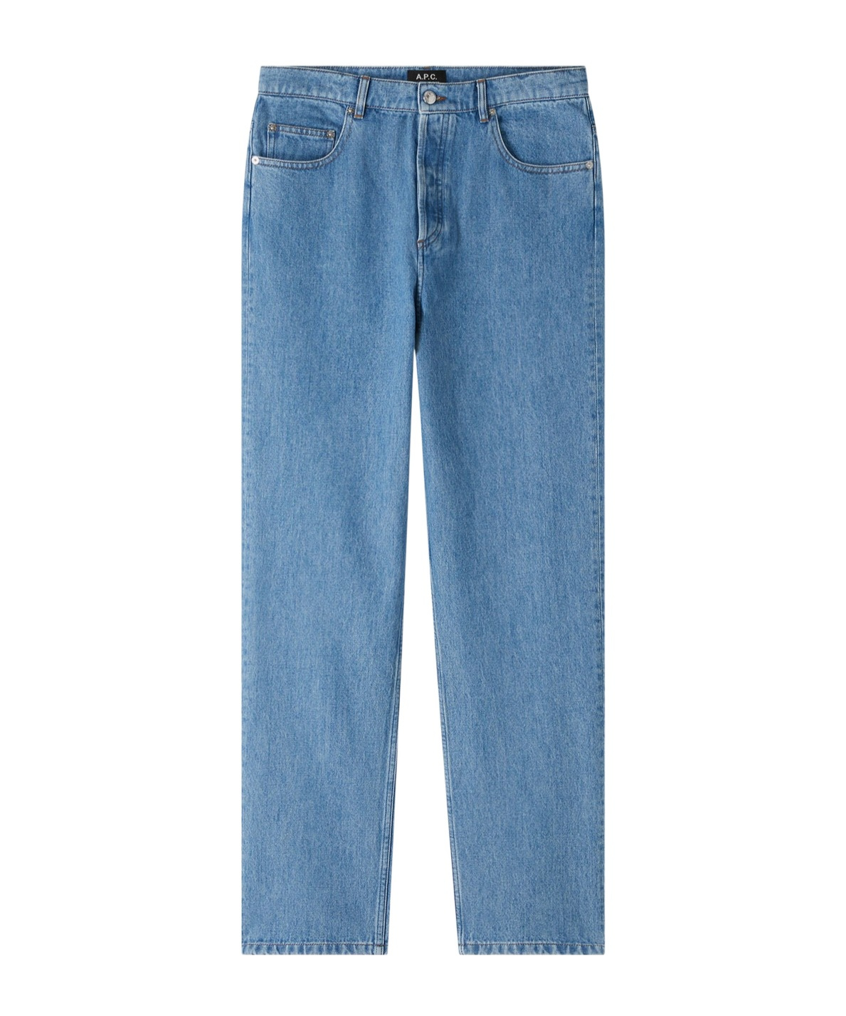 Apc Belt-loop Jeans In Blue