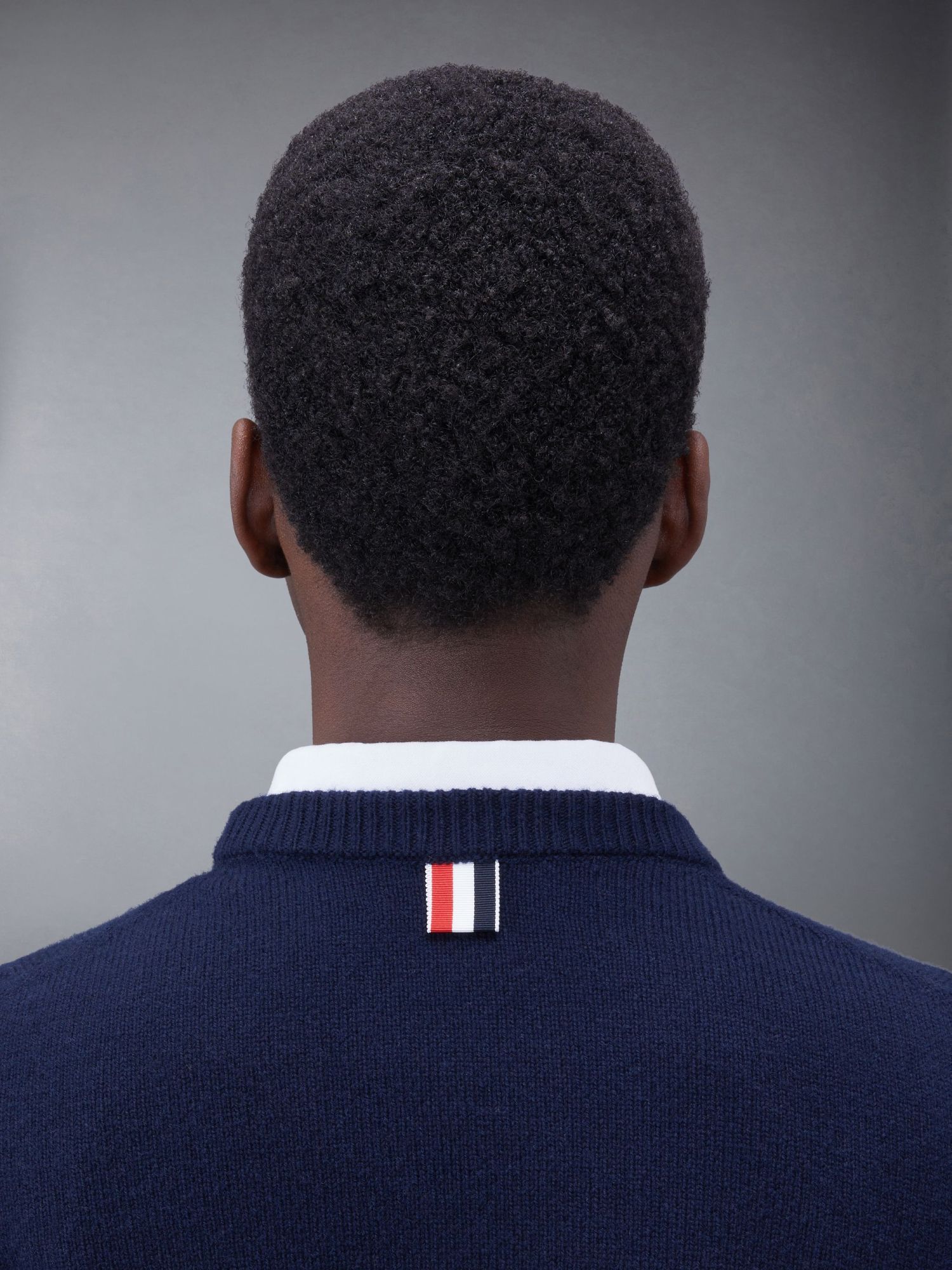 Thom Browne Wool Classic Hector Pullover In Blue