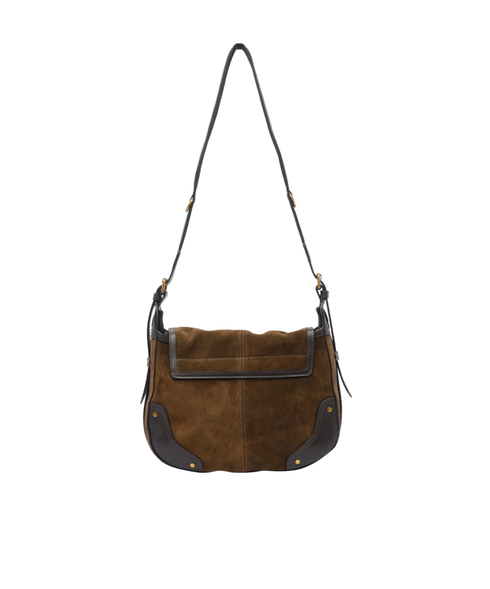 Isabel Marant Sierra S Suede Calfskin Leather Messenger Bag