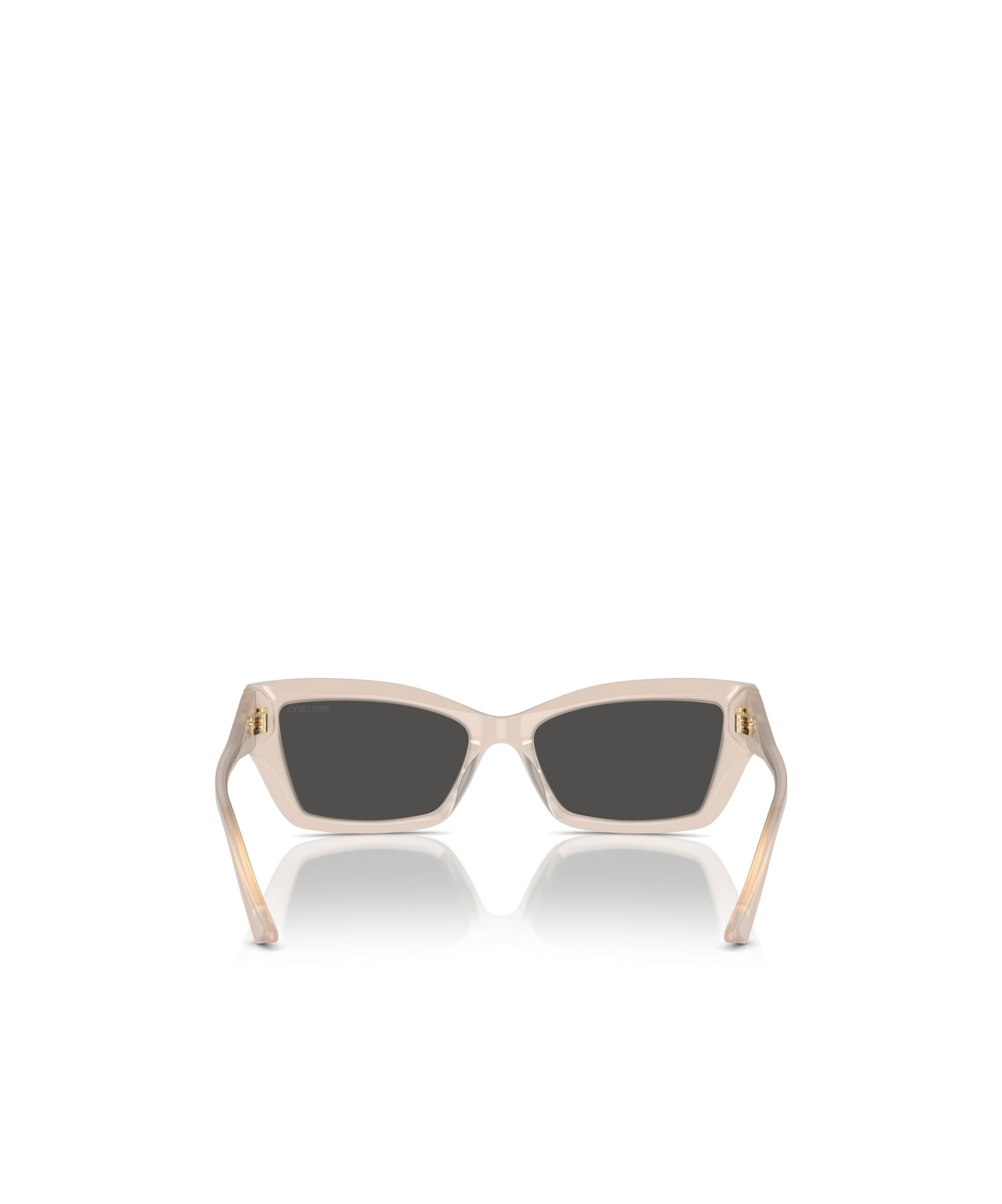 Jimmy Choo Eyewear Rectangle Frame Sunglasses In Black