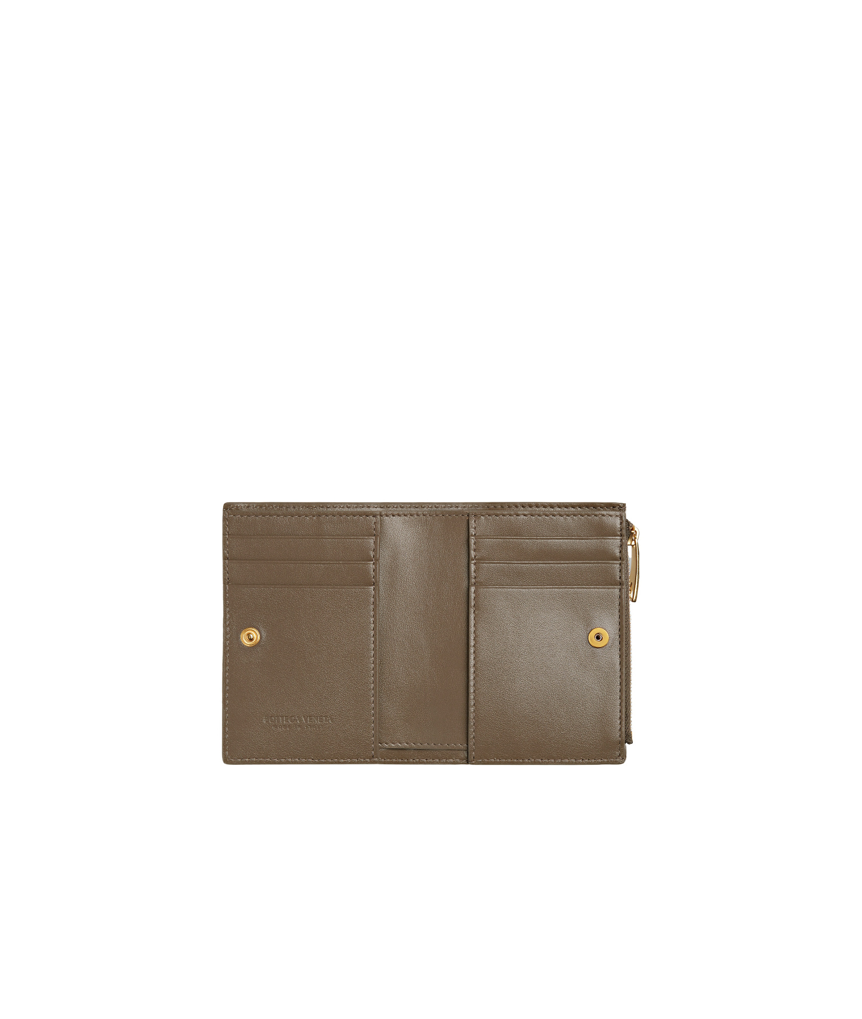 Bottega Veneta Small Leather Intrecciato Bifold Wallet In Brown