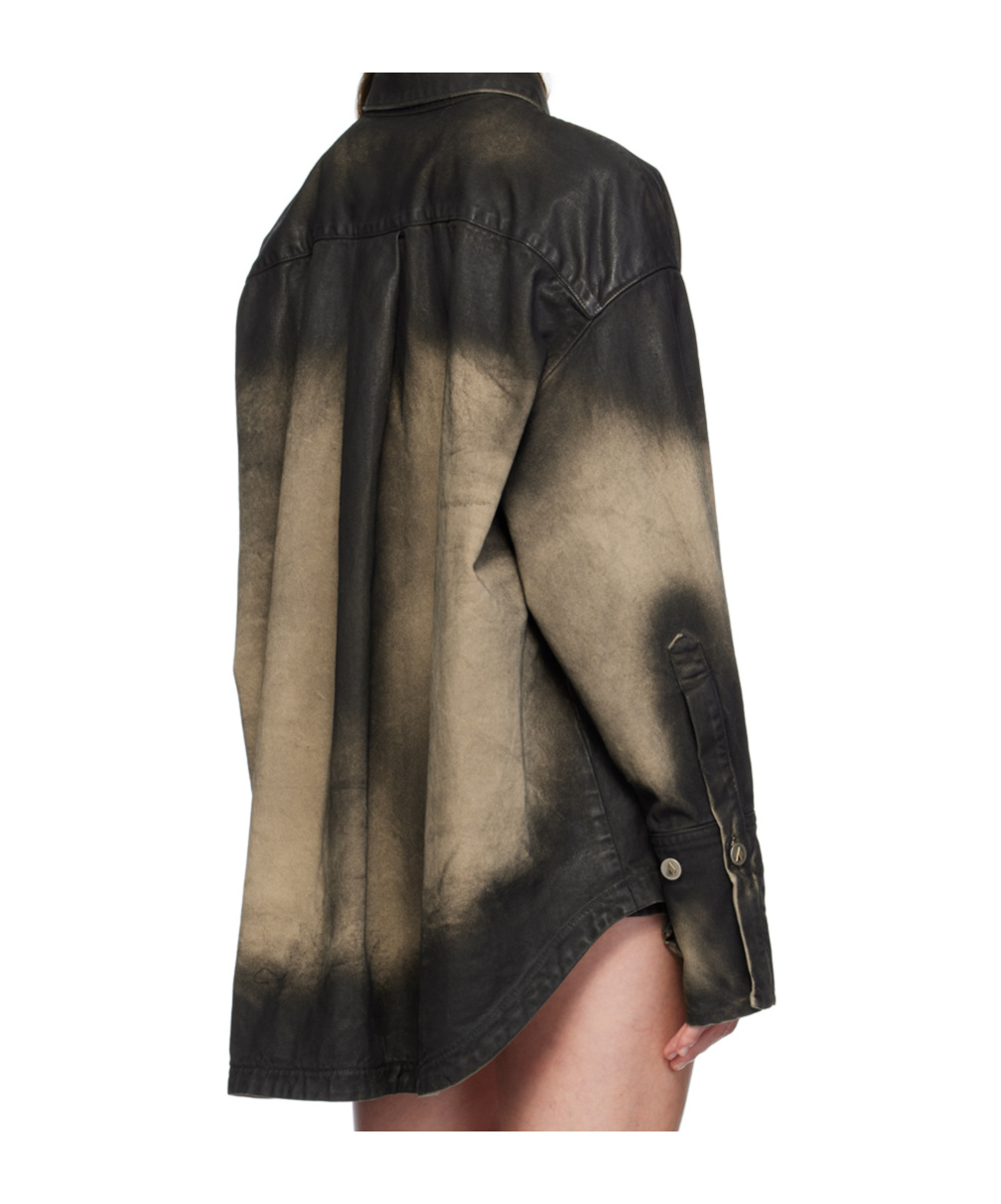 Attico Long Sleeve Shirt In Green