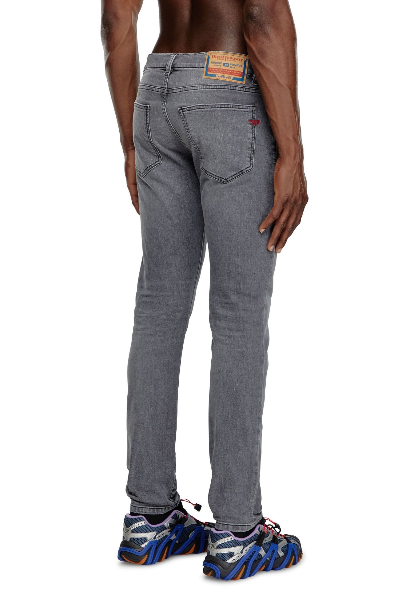 Diesel Denim Trousers In Gray