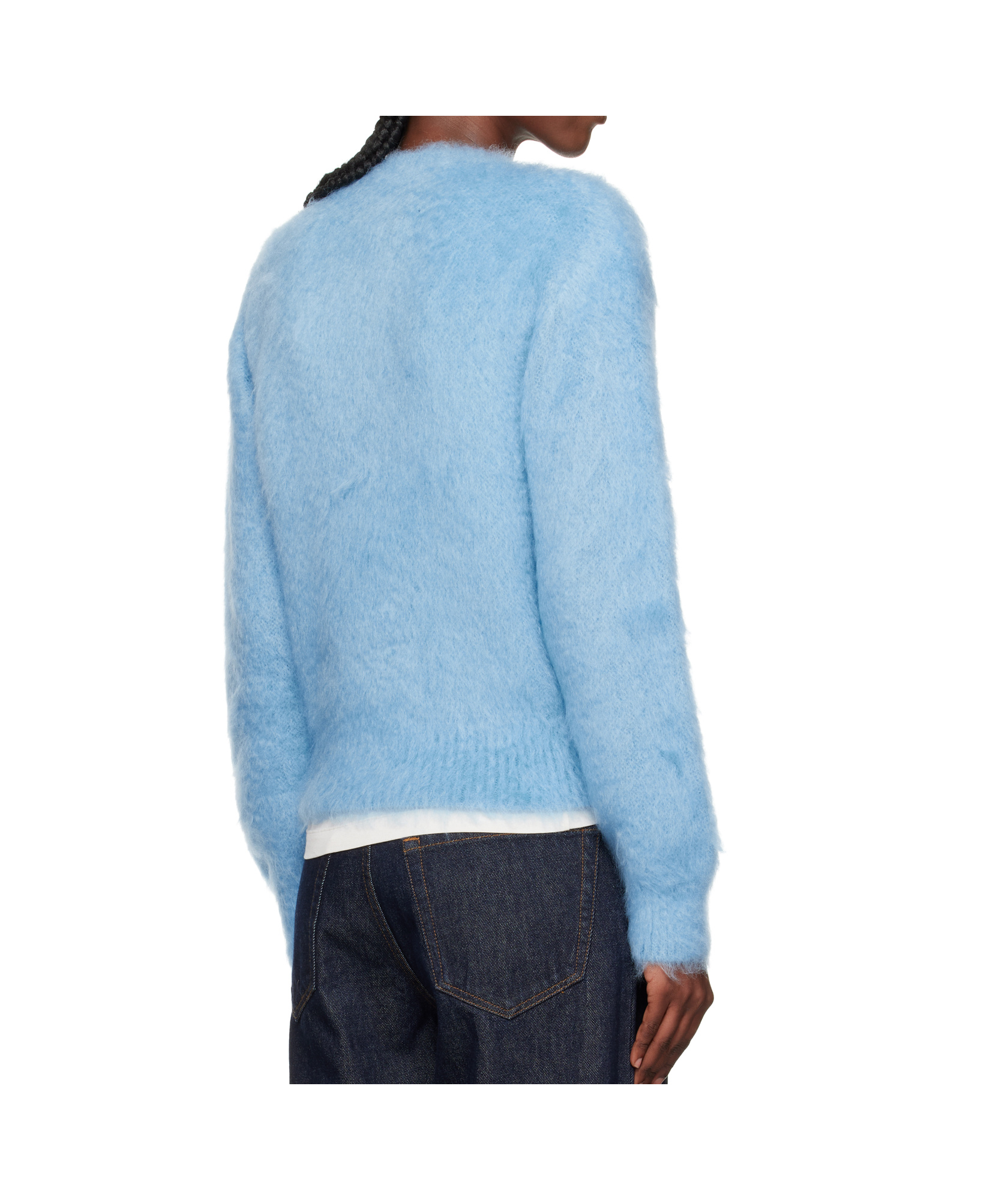 Bally Crew Neck Sweater In Blue