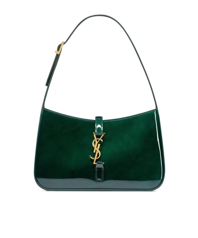 Saint Laurent Le 5 7 Shoulder Bag In Green