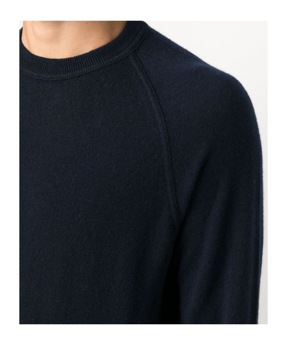 Drumohr Raglan-sleeved Cashmere Jumper In Black