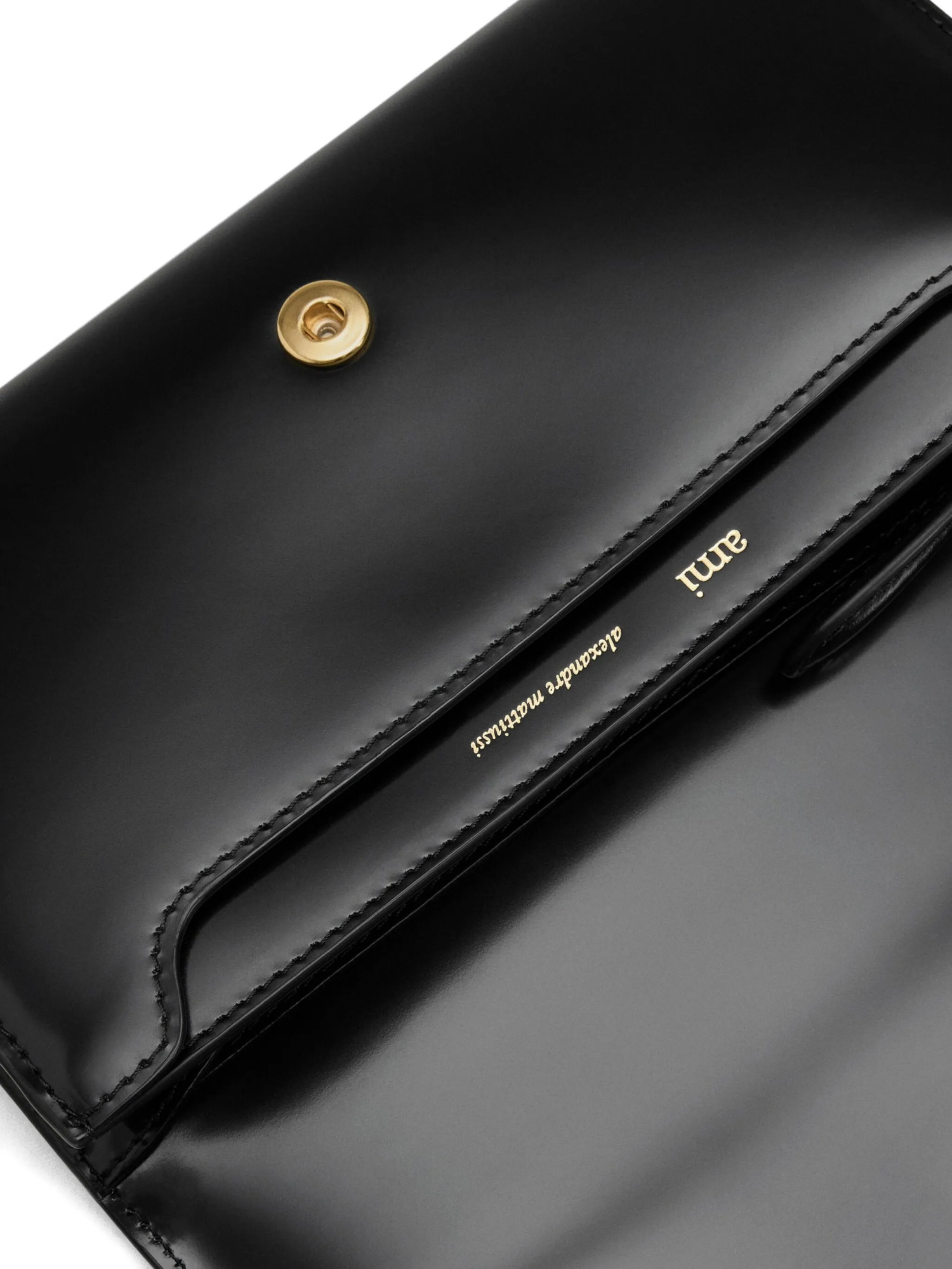 Ami Alexandre Mattiussi Rectangular Wallet In Black