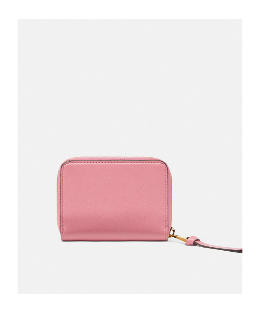 Versace Logo-lettering Wallet In Pink