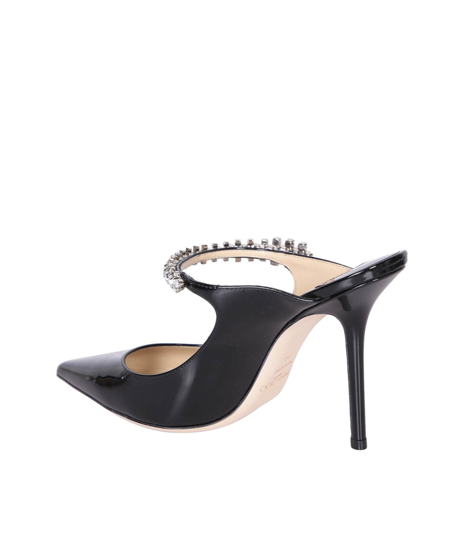 Shop Jimmy Choo Bing Pointed-toe Mules In Black