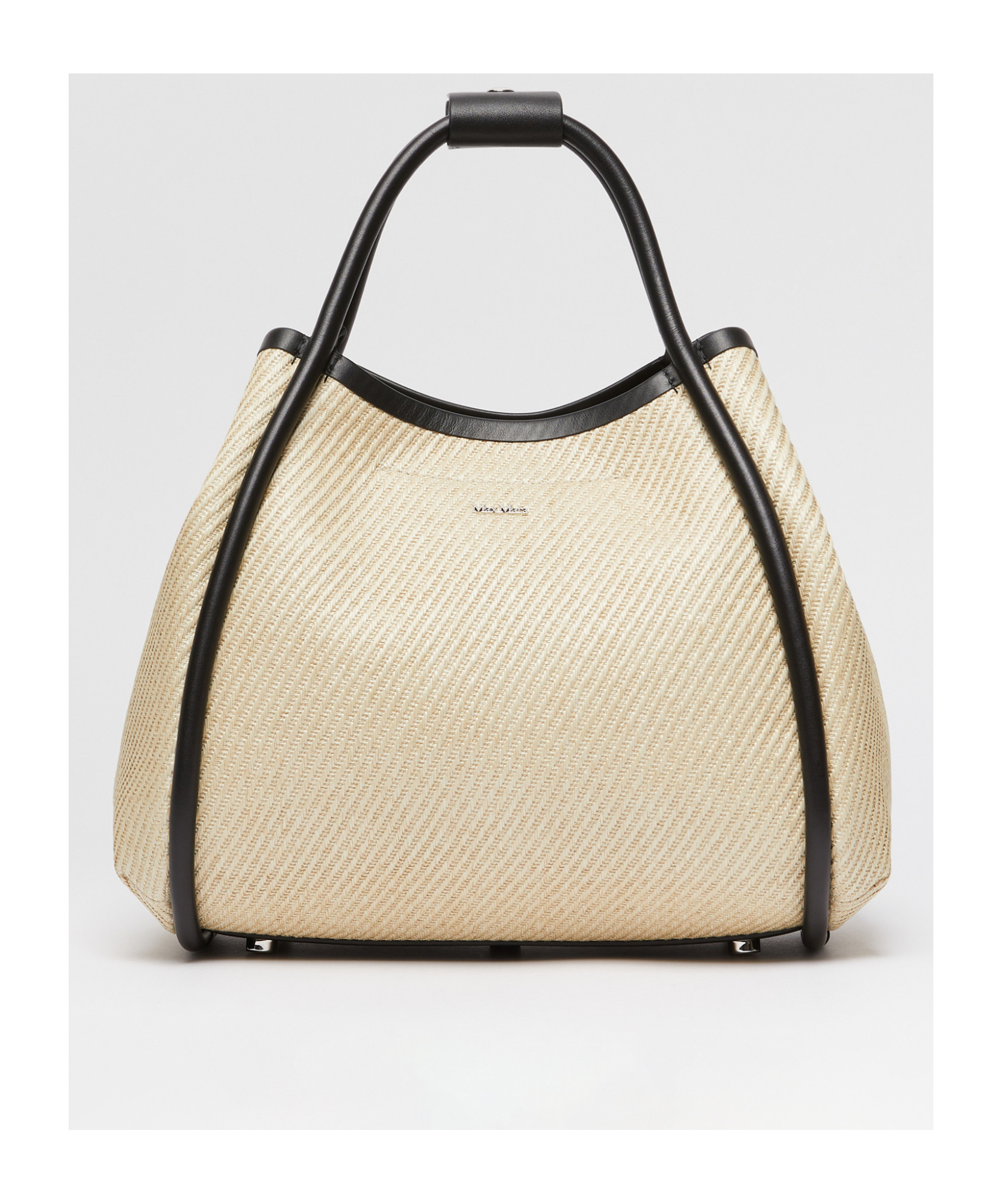 Max Mara Summermarines Handbag Light Blue In Nude