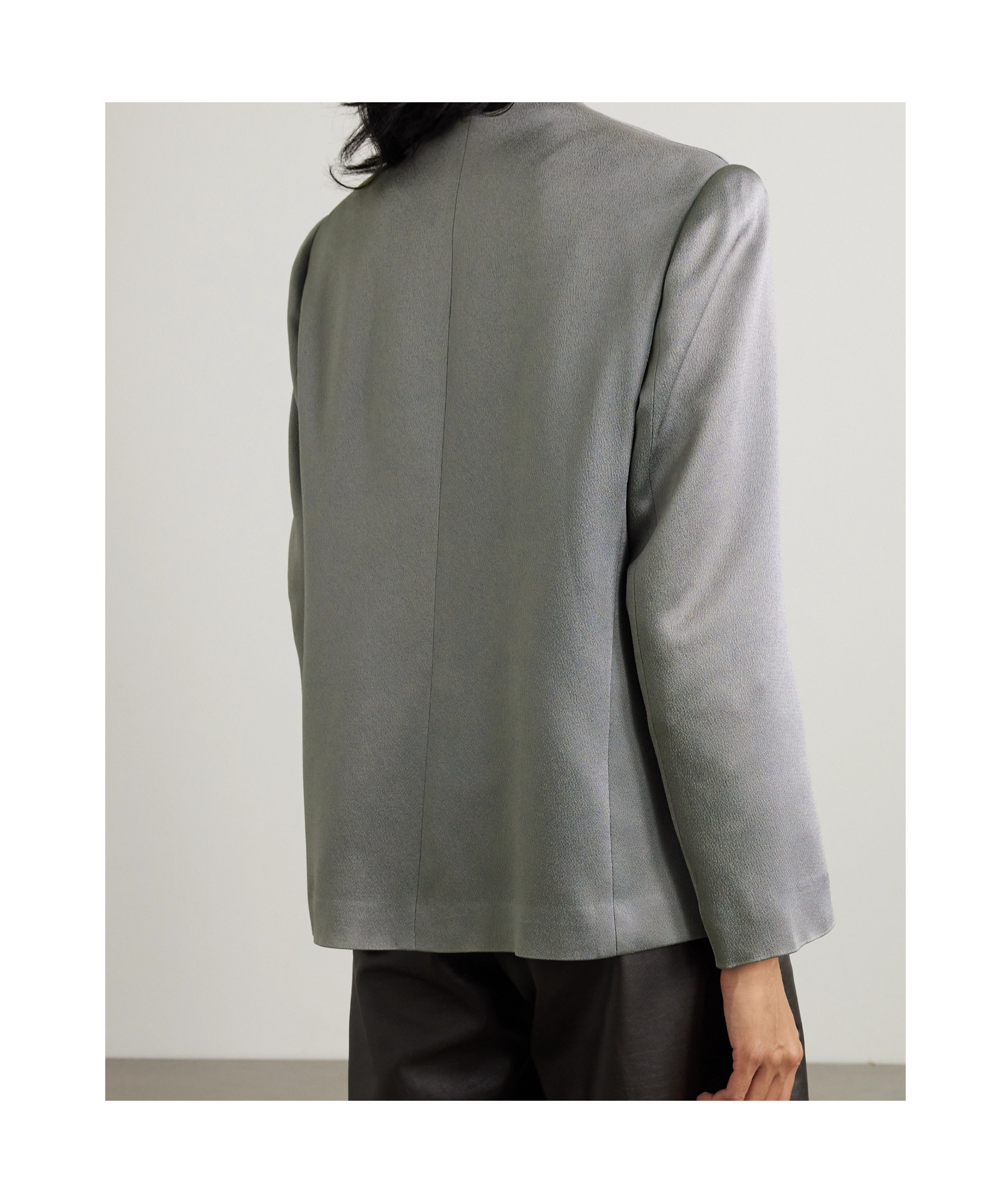 Blazé Milano Long-sleeved Suit Coat In Green