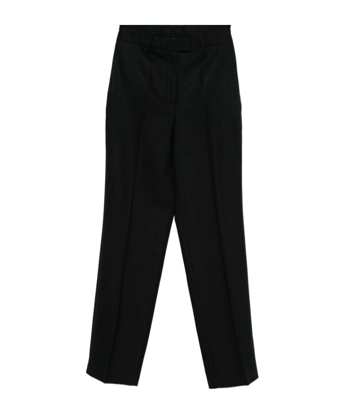 Semicouture Straight-leg Casual Pants In Black