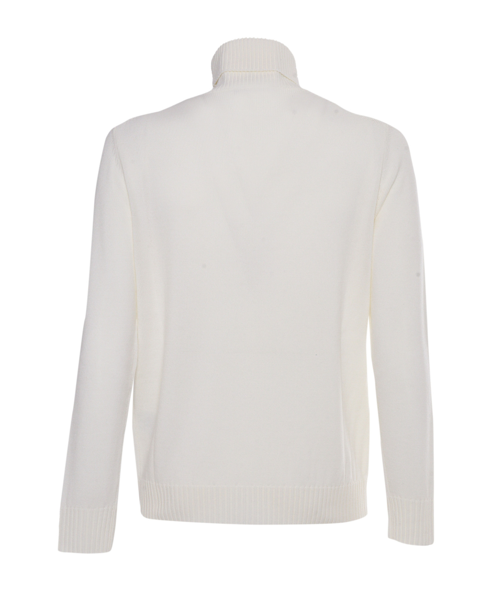 Ballantyne Turtleneck Long Sleeve Sweater In White