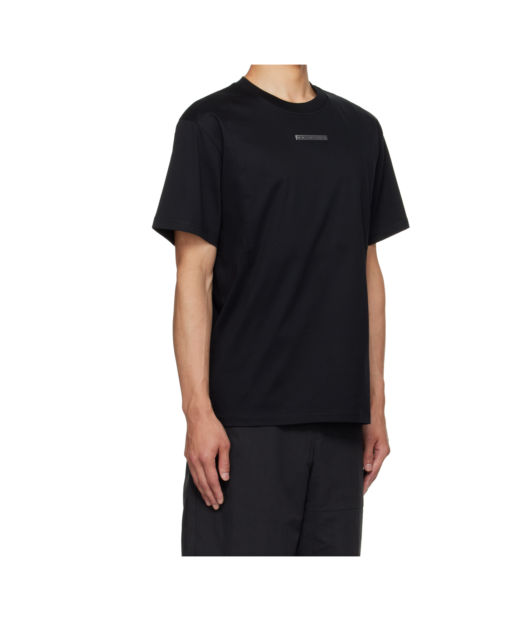 Heliot Emil Cotton Jersey T-shirt In Black
